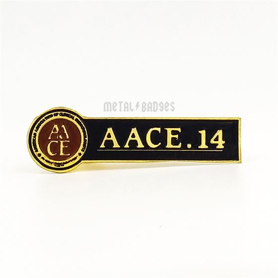 AACE Conference Name Badge - Enamel Colour finish Name Badges | Metal Badges