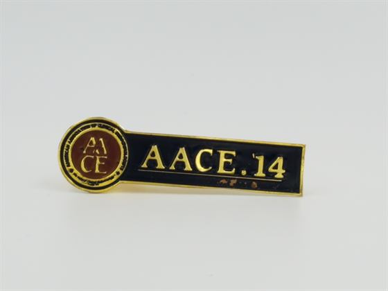 AACE Conference Name Badge view 3