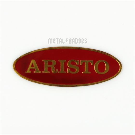 Aristo Oval Enamel Badge - Enamel Colour finish Enamel Lapel Pins | Metal Badges
