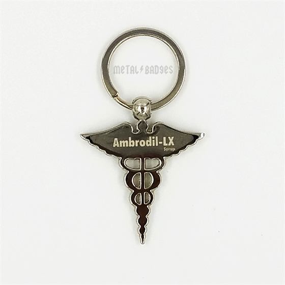 Caduceus Medical Keychain view 3