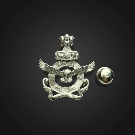 Indian Air Force Badge - Design 22 - Polished Gold finish Defence | Metal Badges