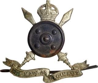 Indian Army Badge - Design 29 - Polished Gold finish, Defence by Metal Badges