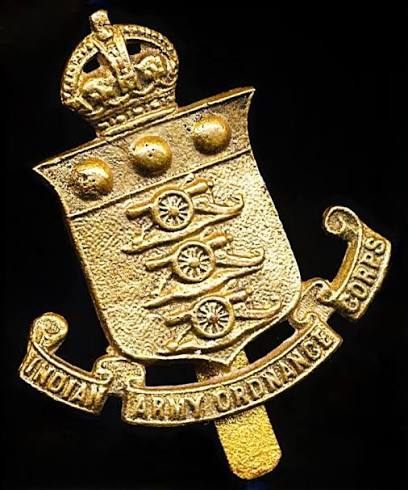 Indian Army Badge - Design 30 - Polished Gold finish, Defence by Metal Badges