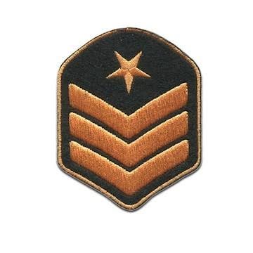 Indian Army Badge - Design 32 - Polished Gold finish, Defence by Metal Badges