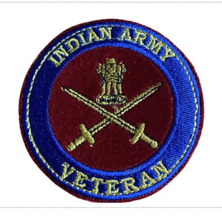 Indian Army Badge - Design 36 - Polished Gold finish Defence | Metal Badges