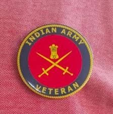 Indian Army Badge - Design 38 - Polished Gold finish, Defence by Metal Badges