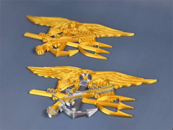 Indian Navy Badge - Design 44 - Polished Gold finish Defence | Metal Badges