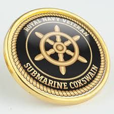 Indian Navy Badge - Design 49 - Polished Gold finish, Defence by Metal Badges