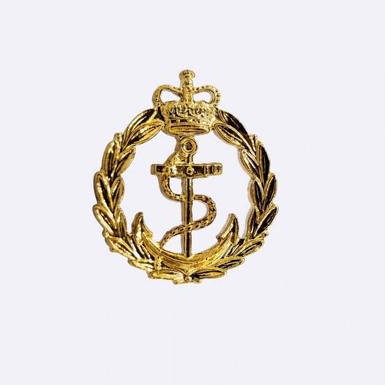 Indian Navy Badge - Design 51 - Polished Gold finish, Defence by Metal Badges