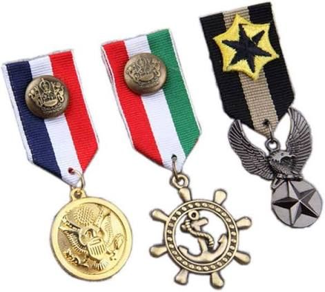 Indian Navy Badge - Design 54 - Polished Gold finish, Defence by Metal Badges