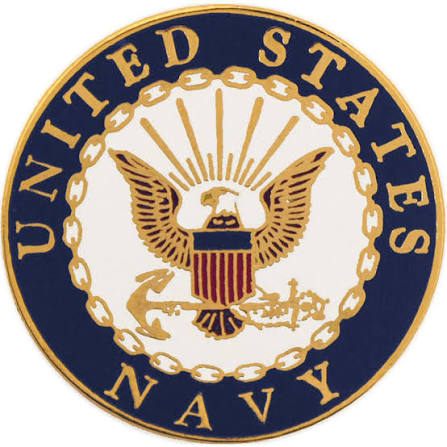Indian Navy Badge - Design 56 - Polished Gold finish, Defence by Metal Badges