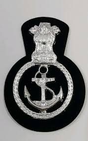 Indian Navy Badge - Design 59 - Polished Gold finish, Defence by Metal Badges