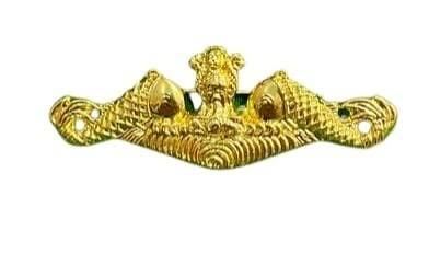 Indian Navy Badge - Design 63 - Polished Gold finish Defence | Metal Badges