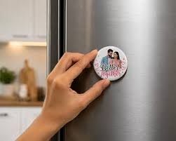 Custom Fridge Magnet - Design 01 - Enamel Colour finish, Fridge Magnets by Metal Badges