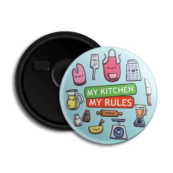 Custom Fridge Magnet - Design 04 - Enamel Colour finish, Fridge Magnets by Metal Badges