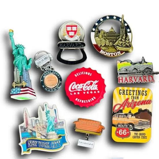 Custom Fridge Magnet - Design 05 - Enamel Colour finish, Fridge Magnets by Metal Badges