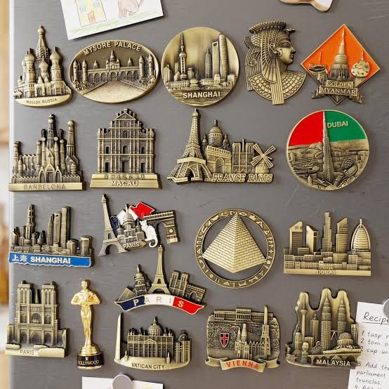 Custom Fridge Magnet - Design 07 - Enamel Colour finish, Fridge Magnets by Metal Badges