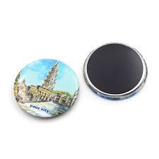 Custom Fridge Magnet - Design 09 - Enamel Colour finish, Fridge Magnets by Metal Badges