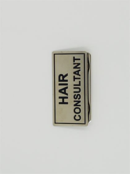 Designation Name Badge - Silver/Nickel finish Name Badges | Metal Badges