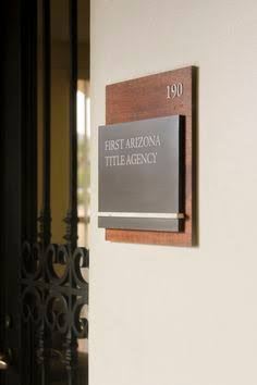 Building & Room Signboard - Design 08 - Brushed Steel finish Hospitality | Metal Badges