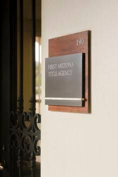 Building & Room Signboard - Design 08 - Brushed Steel finish, Hospitality by Metal Badges