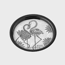 Custom Metal Coaster - Design 42 - Brushed Steel finish Hospitality | Metal Badges