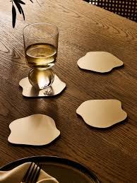 Custom Metal Coaster - Design 44 - Brushed Steel finish Hospitality | Metal Badges