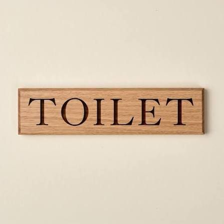 Metal Toilet Sign - Design 87 - Brushed Steel finish, Hospitality by Metal Badges
