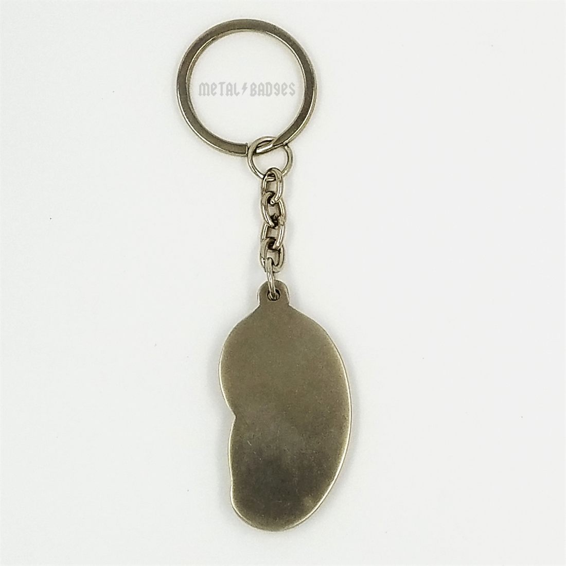 Kidney Anatomy Keychain - Antique Brass finish, Metal Keychains by Metal Badges