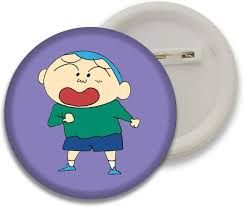 Cartoon Metal Badge - Design 01 - Enamel Colour finish, Kids by Metal Badges