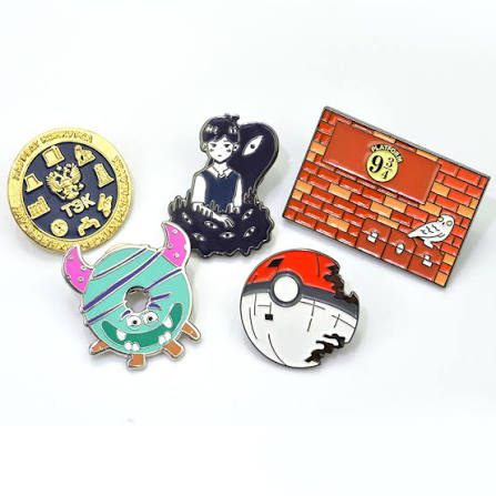 Cartoon Metal Badge - Design 03 - Enamel Colour finish, Kids by Metal Badges