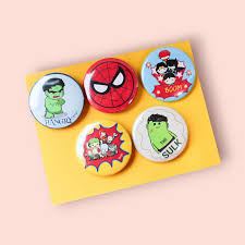 Cartoon Metal Badge - Design 11 - Enamel Colour finish Kids | Metal Badges