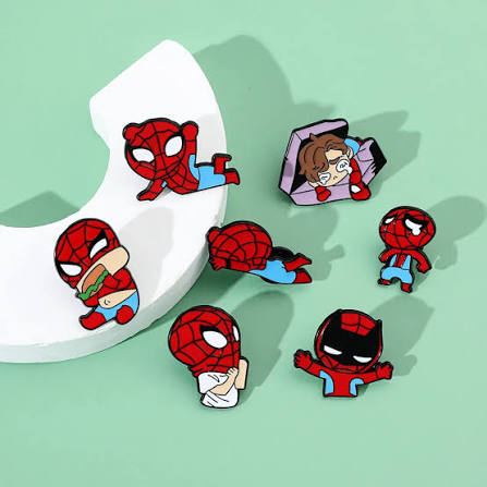 Cartoon Metal Badge - Design 13 - Enamel Colour finish Kids | Metal Badges