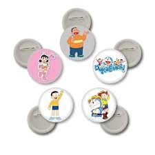 Cartoon Metal Badge - Design 21 - Enamel Colour finish, Kids by Metal Badges