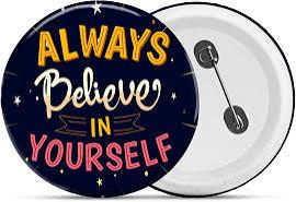 Positive Message Badge - Design 34 - Enamel Colour finish, Kids by Metal Badges