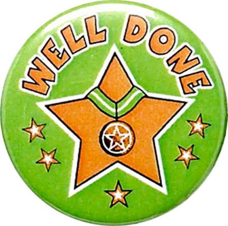Positive Message Badge - Design 37 - Enamel Colour finish, Kids by Metal Badges