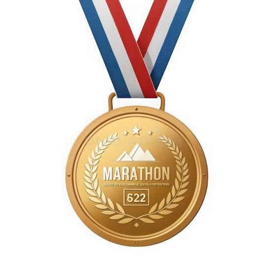 Marathon Finisher Medal - Design 02 - Antique Gold finish, Sports by Metal Badges