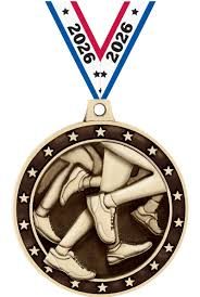 Marathon Finisher Medal - Design 03 - Antique Gold finish, Sports by Metal Badges
