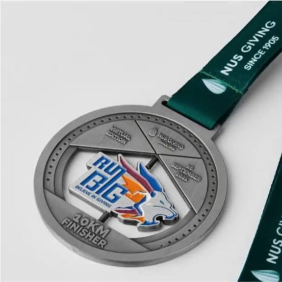 Marathon Finisher Medal - Design 08 - Antique Gold finish Sports | Metal Badges
