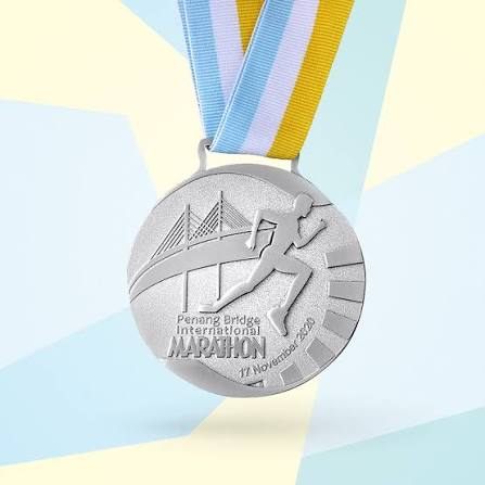 Marathon Finisher Medal - Design 16 - Antique Gold finish, Sports by Metal Badges