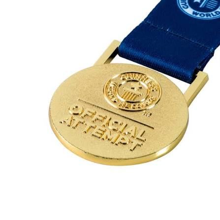 Medal & Medallion - Design 22 - Antique Gold finish Sports | Metal Badges