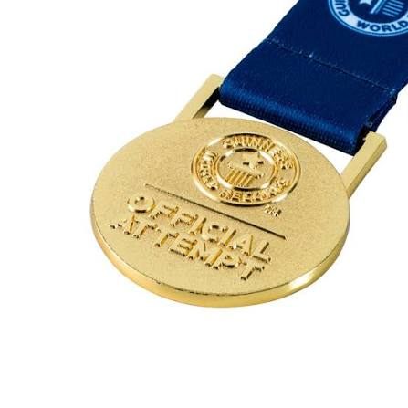 Medal & Medallion - Design 22 - Antique Gold finish, Sports by Metal Badges