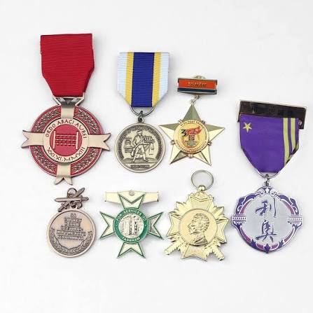 Medal & Medallion - Design 28 - Antique Gold finish Sports | Metal Badges