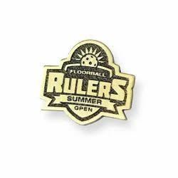 Team Badge - Design 39 - Antique Gold finish Sports | Metal Badges
