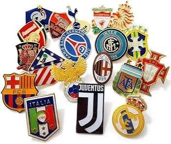 Team Badge - Design 44 - Antique Gold finish, Sports by Metal Badges