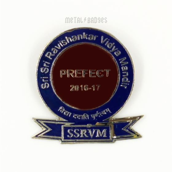 Prefect School Badge - Enamel Colour finish School & College Badges | Metal Badges