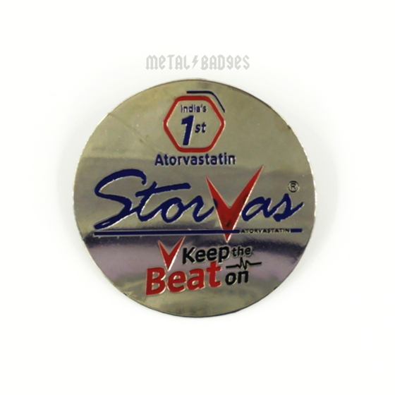 Storvas Beat-On Button Badge - Printed finish Button Badges | Metal Badges