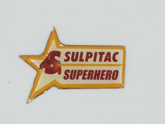 Superhero Star Enamel Pin - Epoxy Coated finish Enamel Lapel Pins | Metal Badges