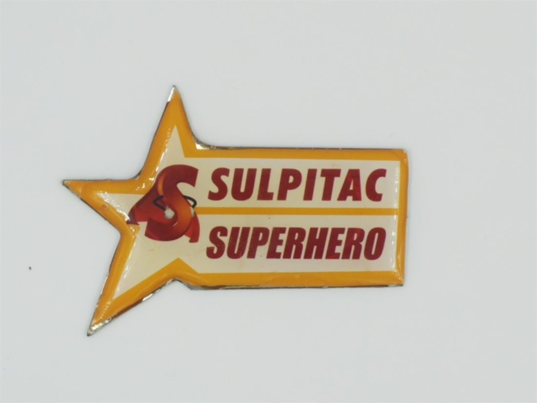 Superhero Star Enamel Pin - Epoxy Coated finish, Enamel Lapel Pins by Metal Badges
