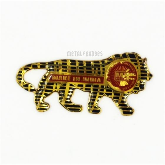 Tiger Enamel Keychain - Enamel Colour finish Metal Keychains | Metal Badges